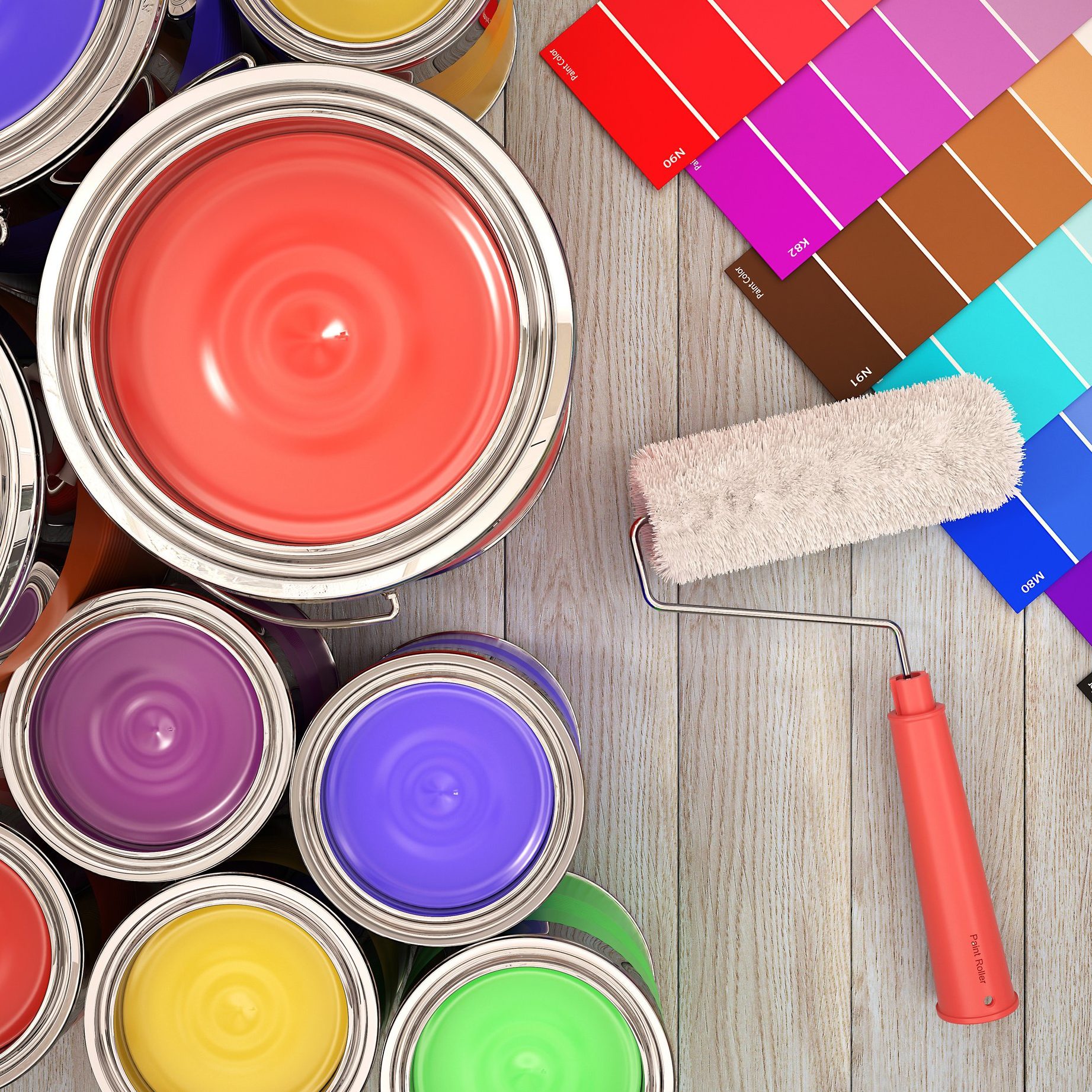 The Paint Studio 油漆,滾筒和油漆芯片